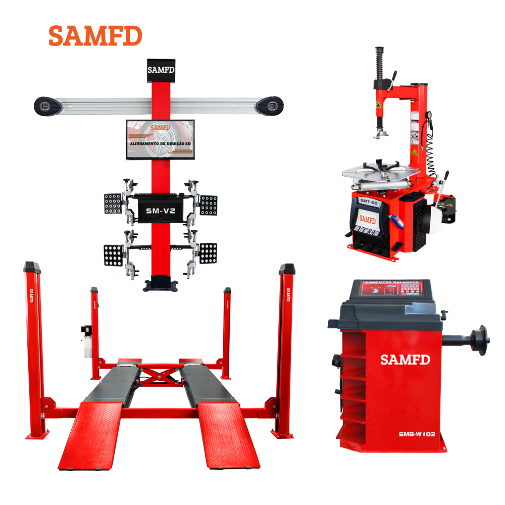 Wheel Alignment Machine - Комплект для автосервиса: 3D-стенд для регулировки