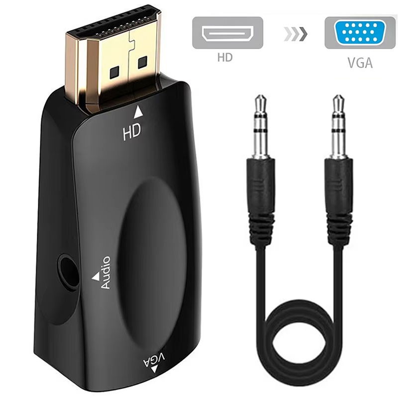 Transmission Jack Adapter - 1080P HD HDMI-совместимый кабель-переходник VGA «папа-мама»