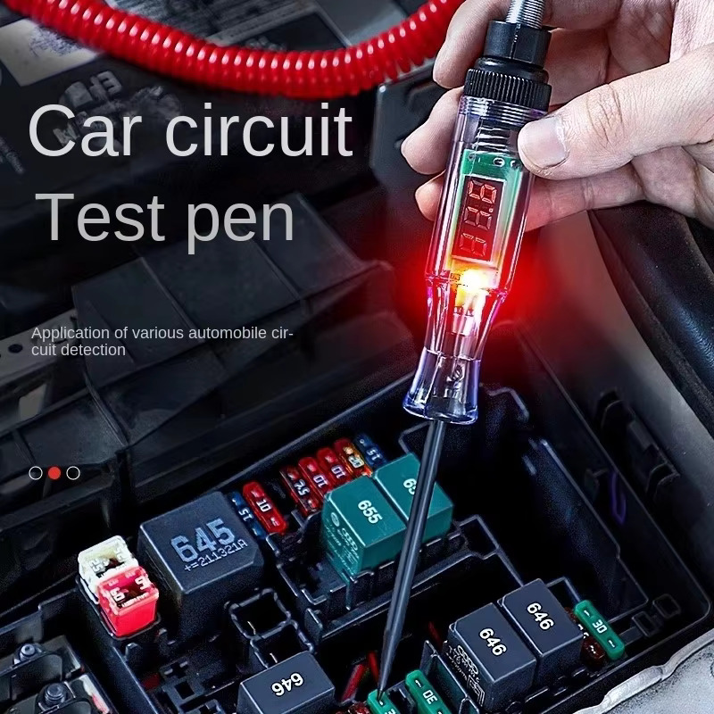 Car Diagnostic Tool - Автомобильный тестер напряжения 5В-120В, цифровой измеритель