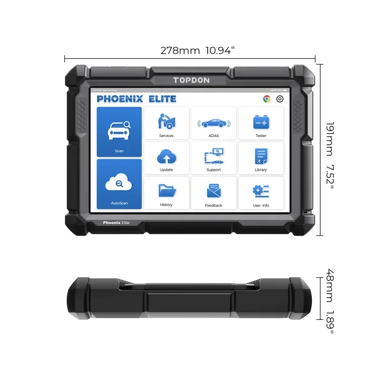 TOPDON PHOENIX ELITE Автомобил – обзор и цена Car Diagnostic Tool