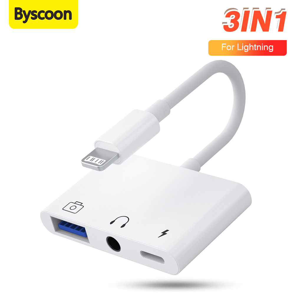 Конвертер 3-в-1 Lightning-USB  – обзор и цена Transmission Jack Adapter
