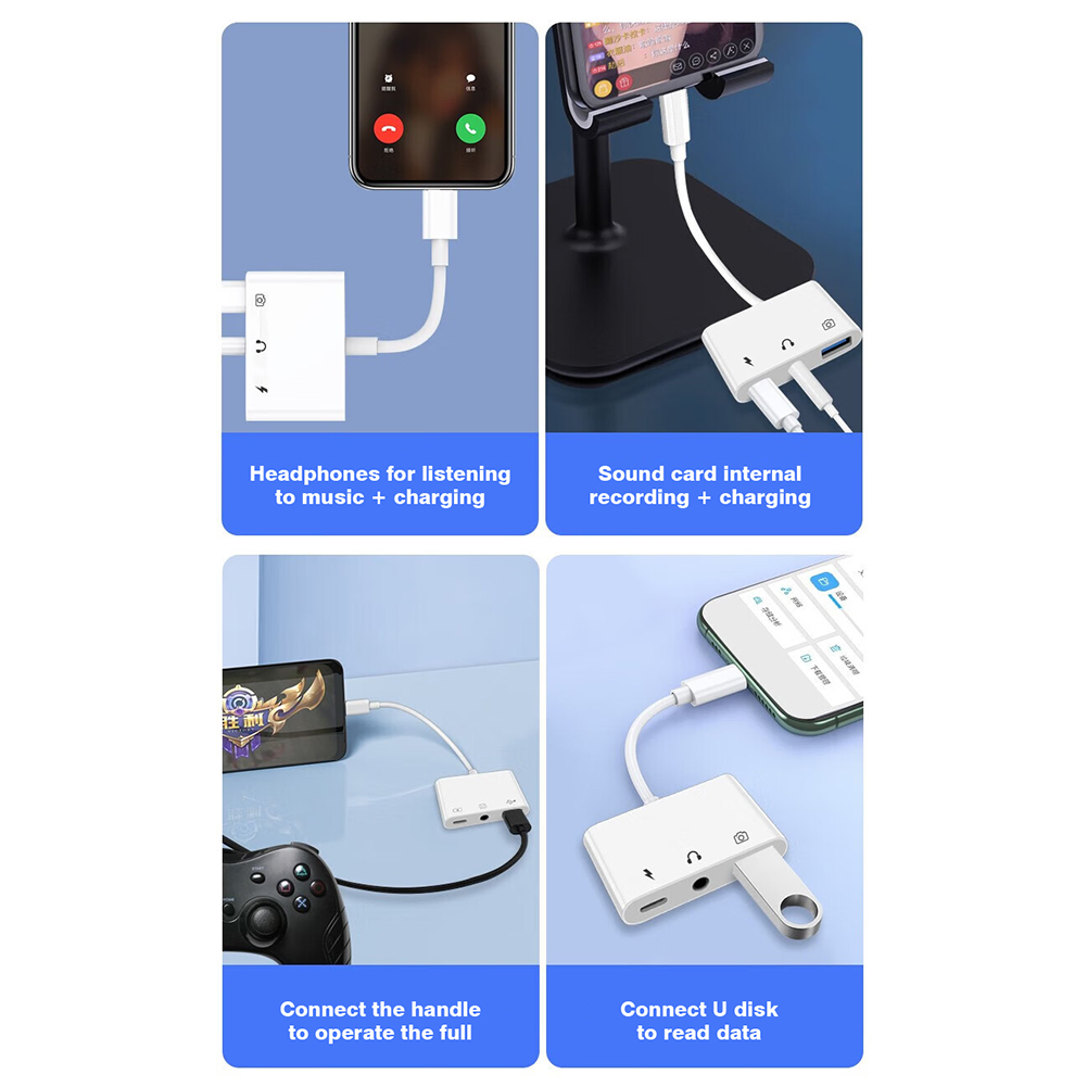 Конвертер 3-в-1 Lightning-USB  – обзор и цена Transmission Jack Adapter